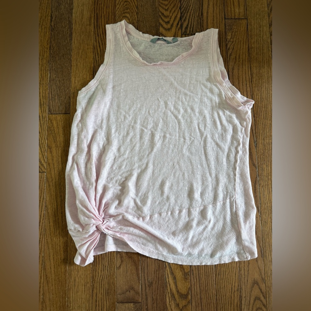 Athleta Light Pink Knotted Tank Top